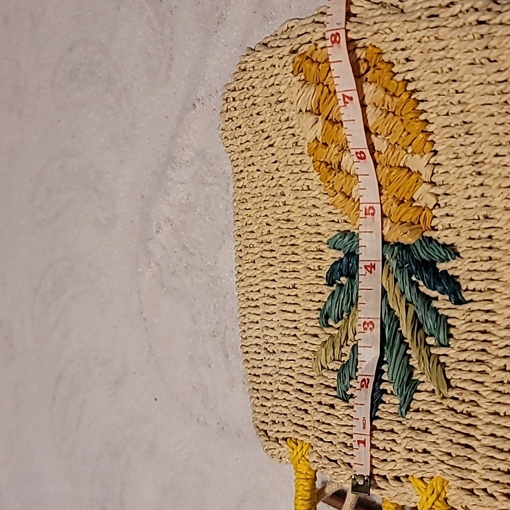 Straw Studios Pineapple Embroidered Crossbodyhand… - image 7